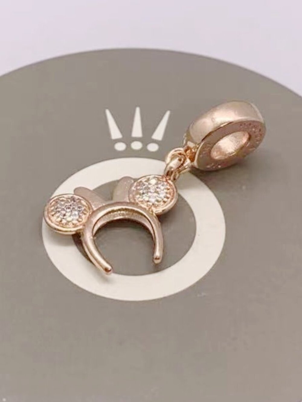 Pandora Rose Minnie Ear Headband Disney Parks Exclusive Dangle Charm